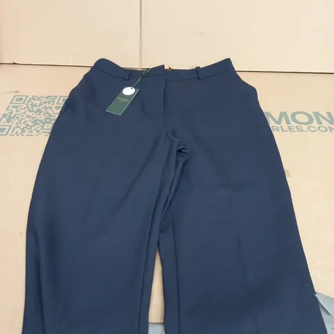 HOBBS LONDON NAVY TAILORED TROUSERS – UK 10