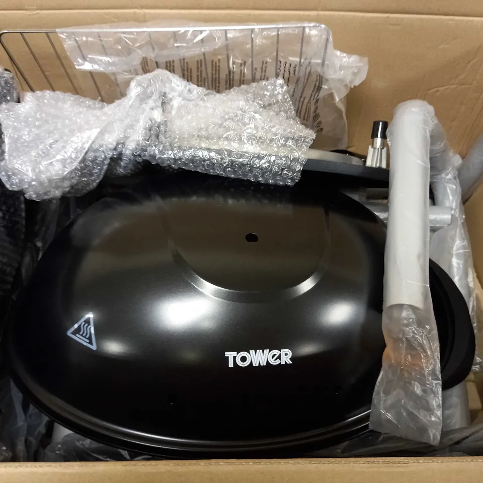 TOWER T14039BLK ELECTRIC INDOOR/OUTDOOR BBQ
