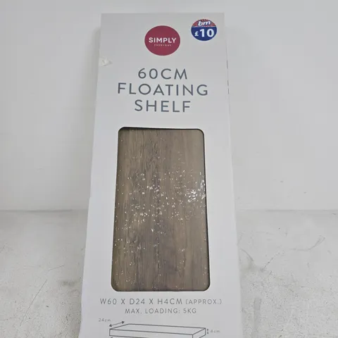 SIMPLY EVERYDAY 60CM FLOATING SHELF