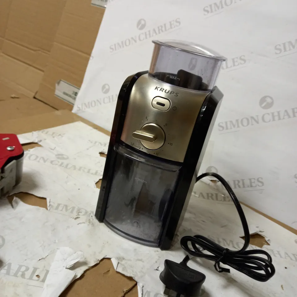 KRUPS EXPERT BURR GRINDER FOR COFFEE BEANS