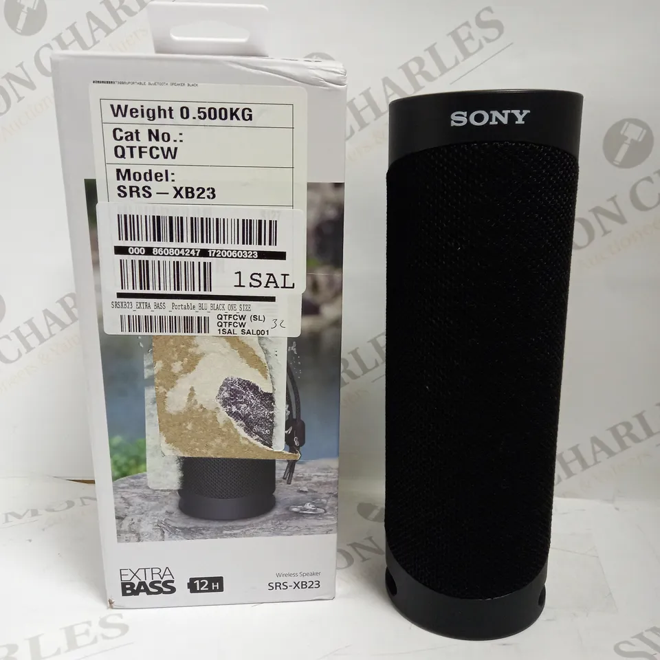 SONY SRSXB23 EXTRA BASS PORTABLE SPEAKER RRP £99