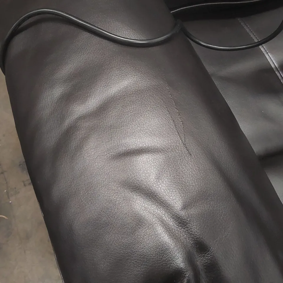 QUALITY DESIGNER FAUX LEATHER ELECTRIC RECLINING ARMCHAIR