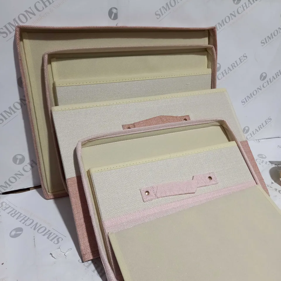 BOXED BUNDLEBERRY BY AMANDA HOLDEN SET OF 3 FOLDABLE NESTABLE STORAGE BOXES