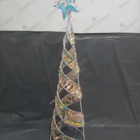 80CM SHIMMER LIT SPIRAL TREE