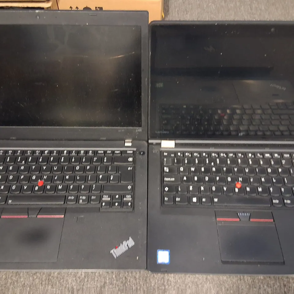 LOT OF 8 ASSORTED UNBOXED LAPTOPS TO INCLUDE THINKPAD, HP AND DELL INTEL I5'S