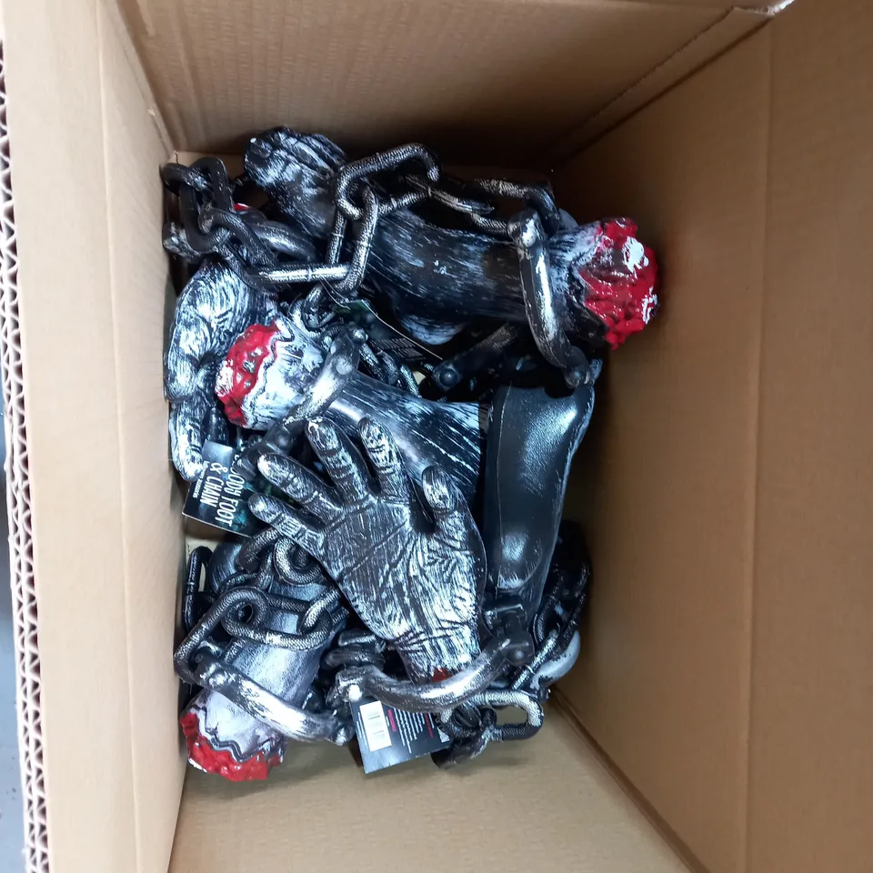 JOB LOT 8 FAKE HANDS AND FEET HALLOWEEN PROPS 