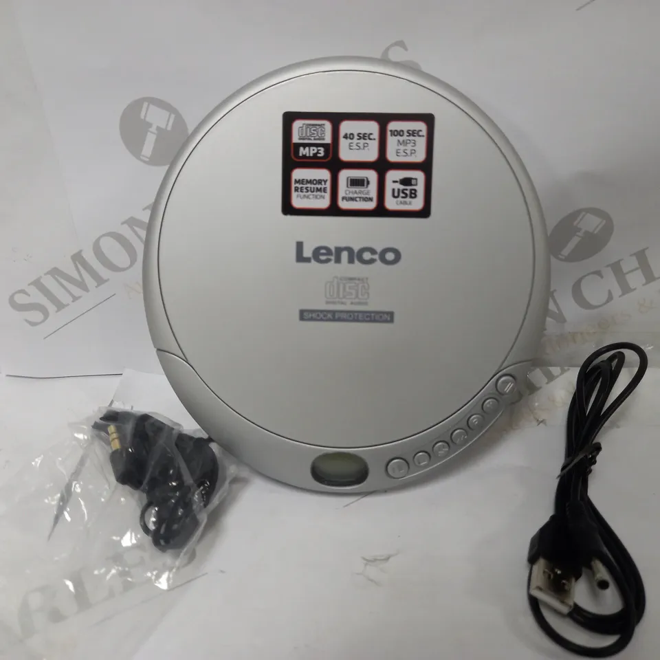 LENCO PORTABLE CD/MP3 PLAYER (CD-201SI)