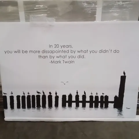 MARK TWAIN QUOTATION CANVAS WALL ART 