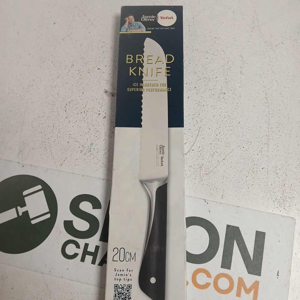 JAMIE OLIVER BY TEFAL BREAD KNIFE – 20 CM, BOXED