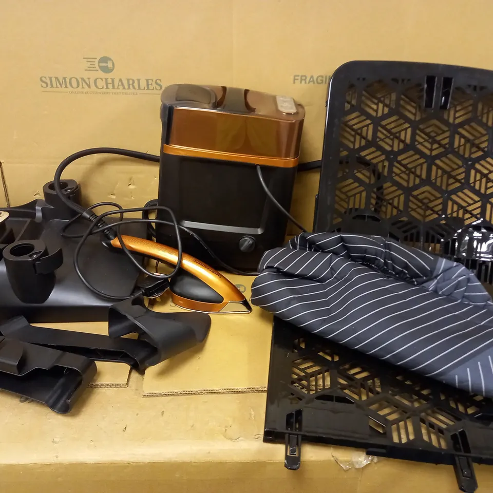 TEFAL IXEO POWER QT2020 ALL-IN-ONE IRON AND CLOTHES STEAMER SOLUTION / BLACK AND COPPER