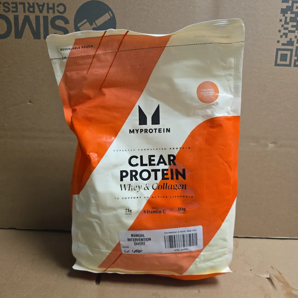 MYPROTEIN CLEAR PROTEIN WHEY & COLLAGEN – ORANGE MANGO FLAVOUR