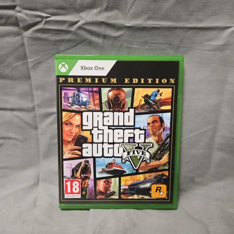 GRAND THEFT AUTO V PREMIUM EDITION (XBOX ONE) – BOXED