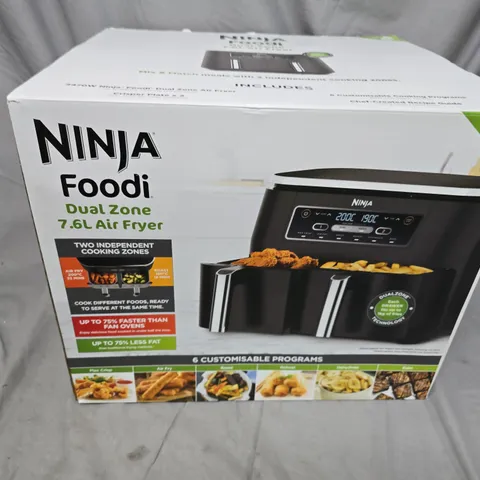 NINJA FOODI DUAL ZONE 7.6L AIR FRYER – BOXED