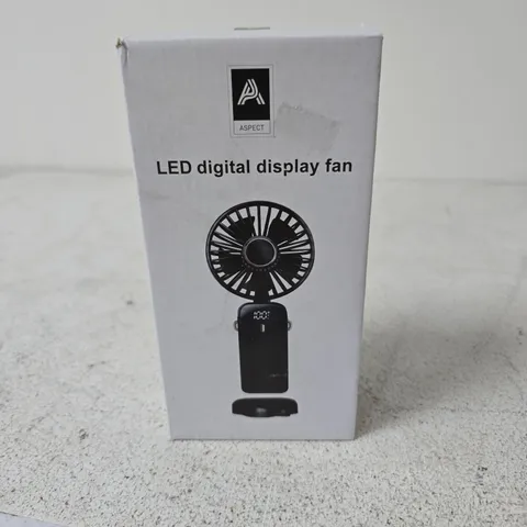 ASPECT LED DIGITAL DISPLAY FAN – BOXED