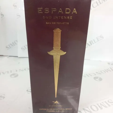 BOXED AND SEALED ESPADA OUD INTENSE EAU DE TOILETTE LE CHAMEAU 100ML