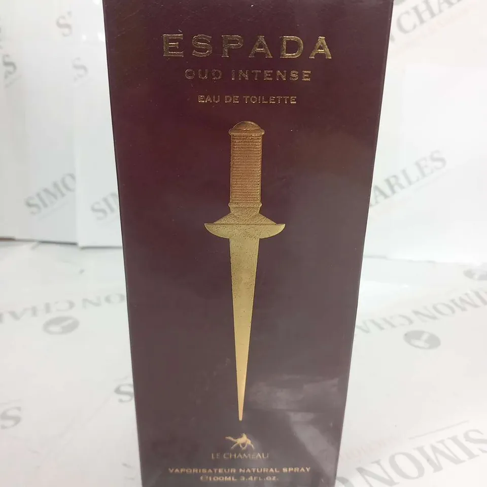 BOXED AND SEALED ESPADA OUD INTENSE EAU DE TOILETTE LE CHAMEAU 100ML