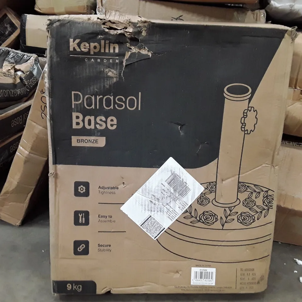 BOXED KEPLIN PARASOL BASE - BRONZE