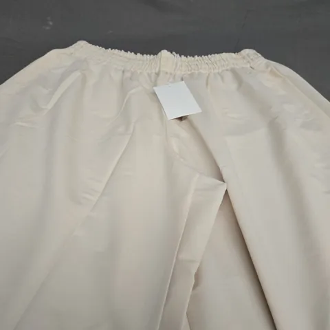 COS BAGGY CREAM TROUSERS - EUR LARGE