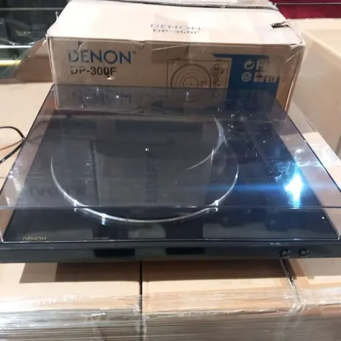 DENON DP300 BLACK  HIFI TURNTABLE