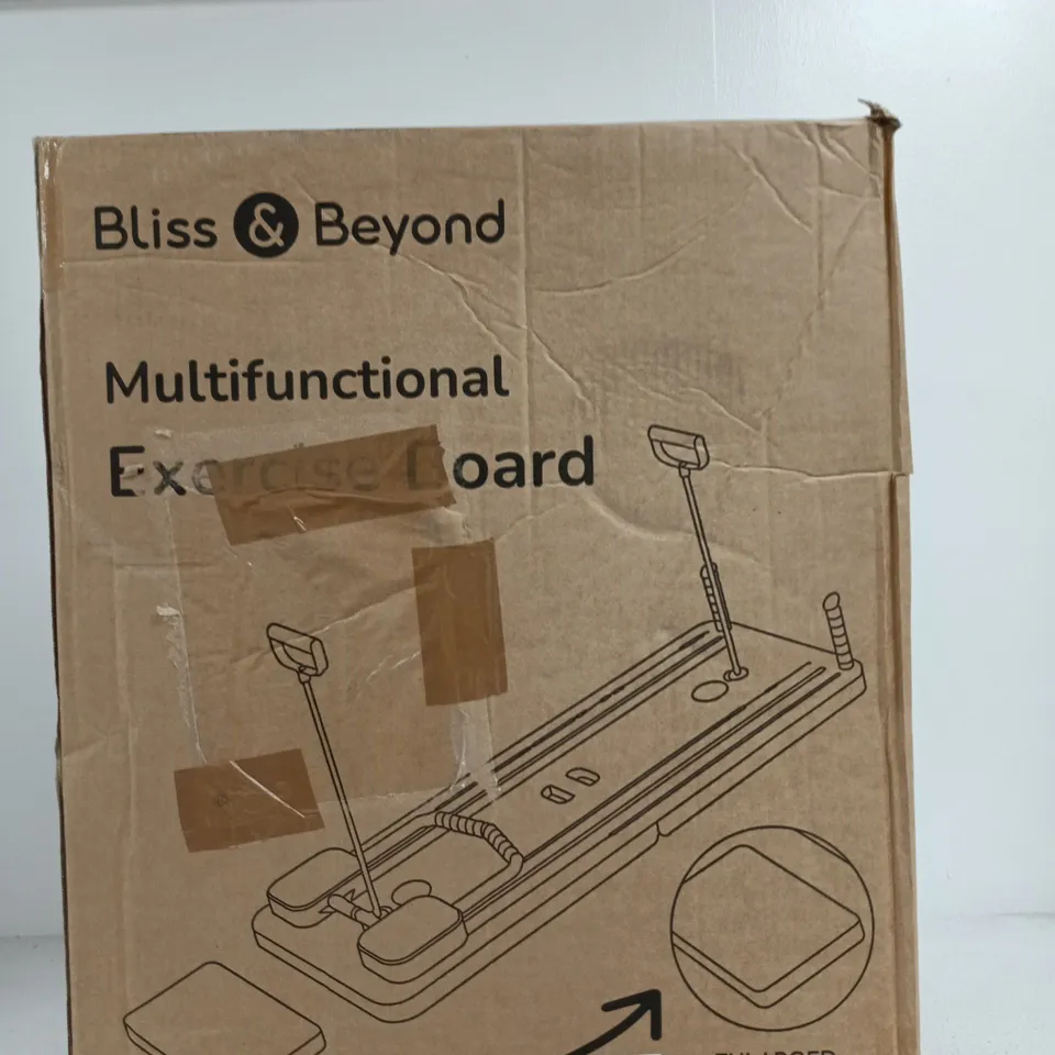 BLISS & BEYOND MULTIFUNCTIONAL EXERCISE BOARD WITH ENLARGED KNEELING PAD