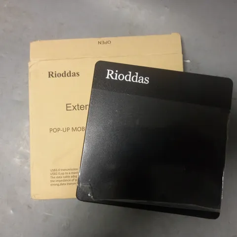 BOXED RIODDAS USB 3.0 EXTERNAL DVD/CD DRIVE 