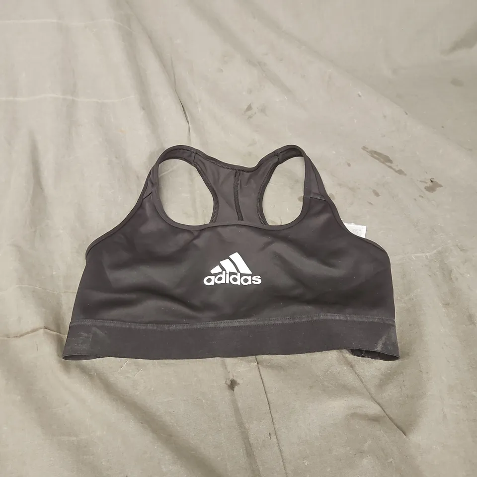 ADIDAS WOMEN'S BLACK SPORTS BRA - SIZE S A-C