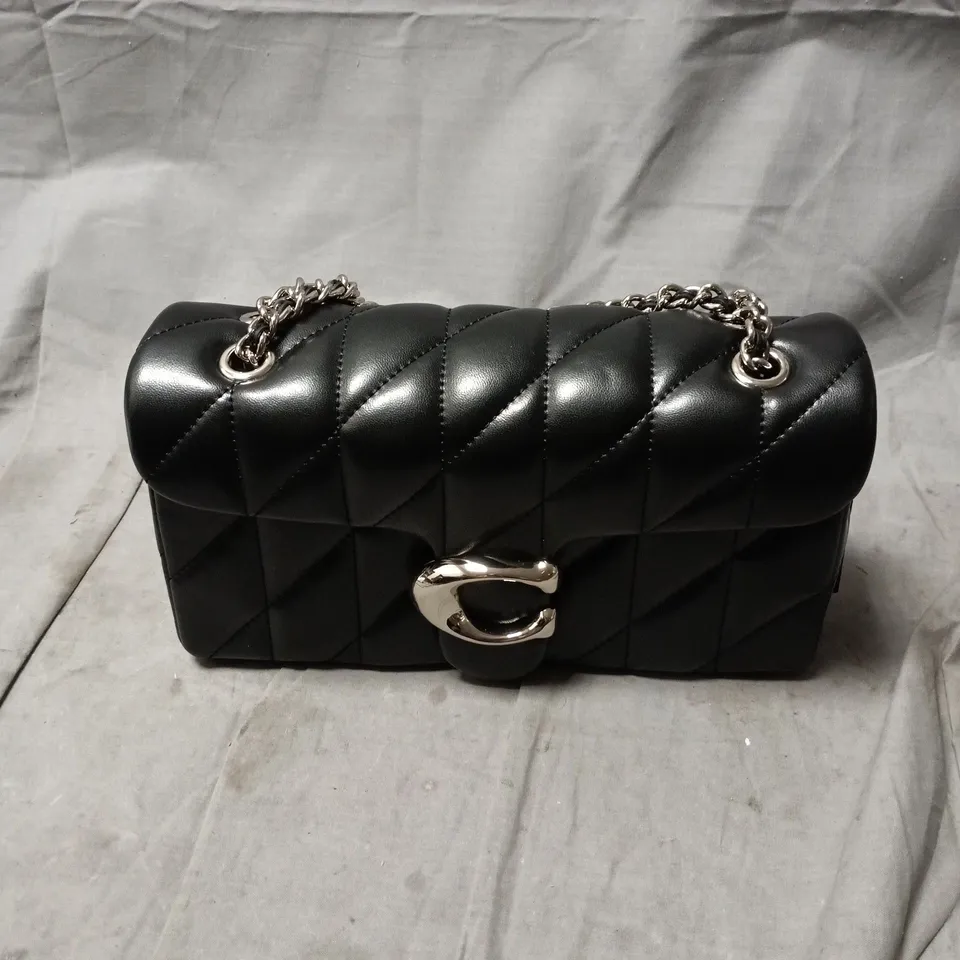 COACH TABBY SHOULDER BAG 26 – BLACK QUILTED LEATHER BOXED