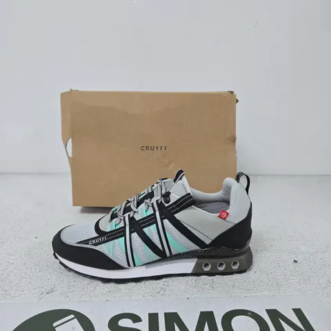 CRUYFF HEX-TECH MONTSERRAT TRAINERS – UK 8 (EU 42), GREY/MINT