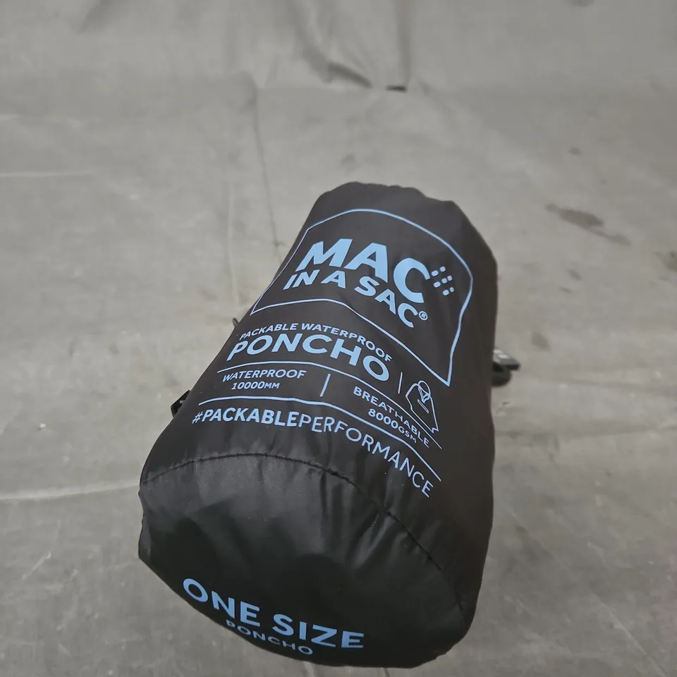 MAC IN A SAC PACKABLE PONCHO – ONE SIZE