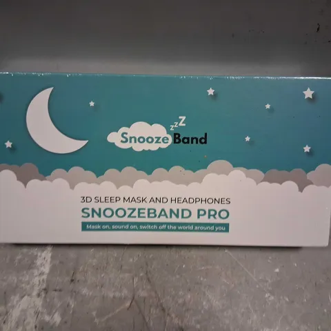 BOXED AND SEALED SNOOZE BAND 3D SLEEP MASK AND HEADPHONES