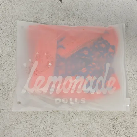 BAGGED LEMONADE FLORAL EMBROIDERED DETAIL FULLER CUP IN ORANGE SIZE 34