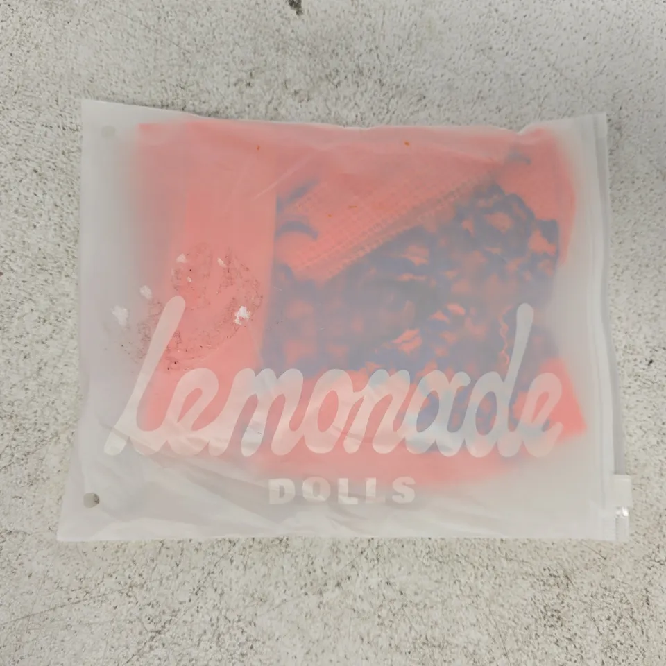 BAGGED LEMONADE FLORAL EMBROIDERED DETAIL FULLER CUP IN ORANGE SIZE 34