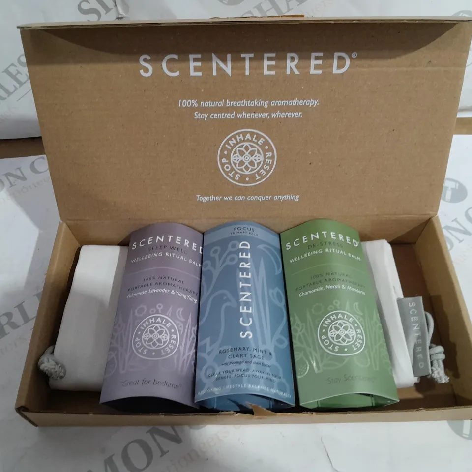 BOXED SCENTERED MINDFUL MEDITATION RELAXATION SCENTED BALM 