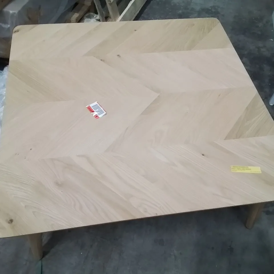 CHRISLEY SOLID WOOD COFFEE TABLE 