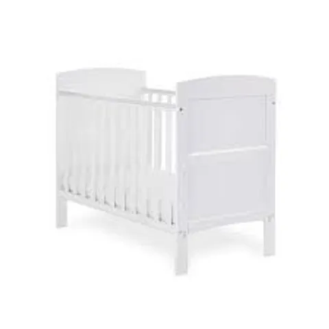 OBABY GRACE MINI COT BED - WHITE - COLLECTION ONLY