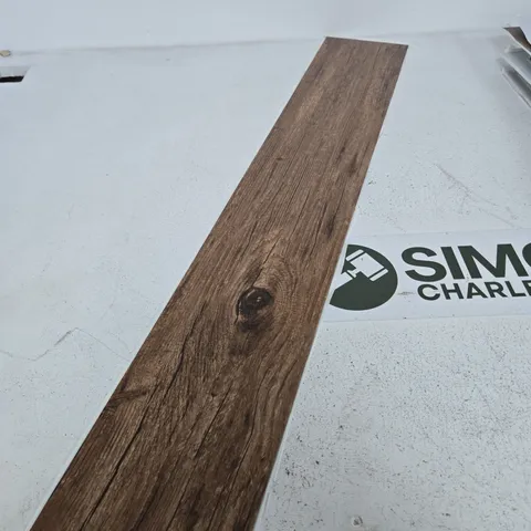APPROXIMATELY 20 WOOD-EFFECT SELF-ADHESIVE VINYL FLOORING PLANKS