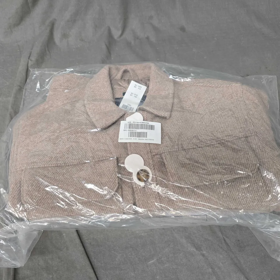 ABERCROMBIE AND FITCH BROWN LONG SLEEVE JACKET SIZE S