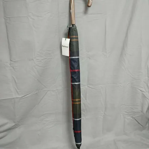 BARBOUR TARTAN FULL-LENGTH UMBRELLA