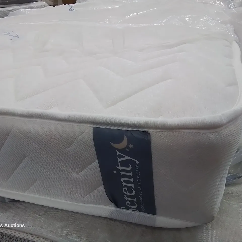 QUALITY BAGGED 4'6" DOUBLE SERENITY HYBRID COIL AND MEMORY FOAM MATTRESS