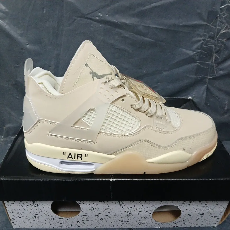 BOXED PAIR OF AIR JORDAN 4 RETRO'S - UK SIZE 7.5