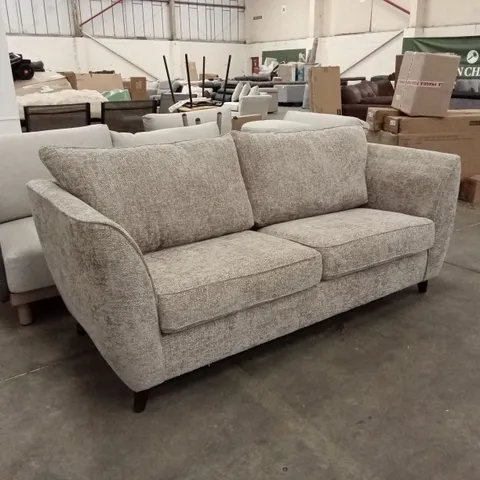 URBANA 3 SEATER FABRIC SOFA - STONE COLOUR