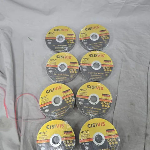 CISVIS CUTTING WHEELS 4½ IN (115 X 1.0 X 22 MM) PACK OF 8