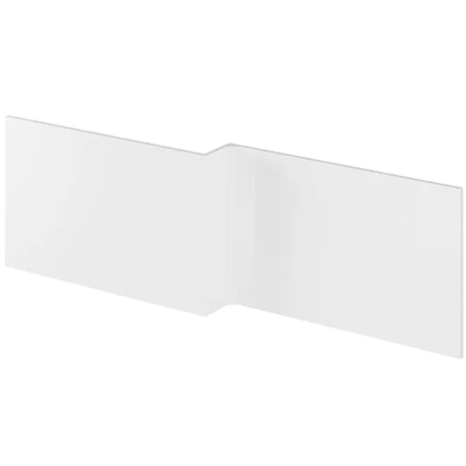 BOXED SHOWER BATH PANEL - GLOSS WHITE (1 BOX)