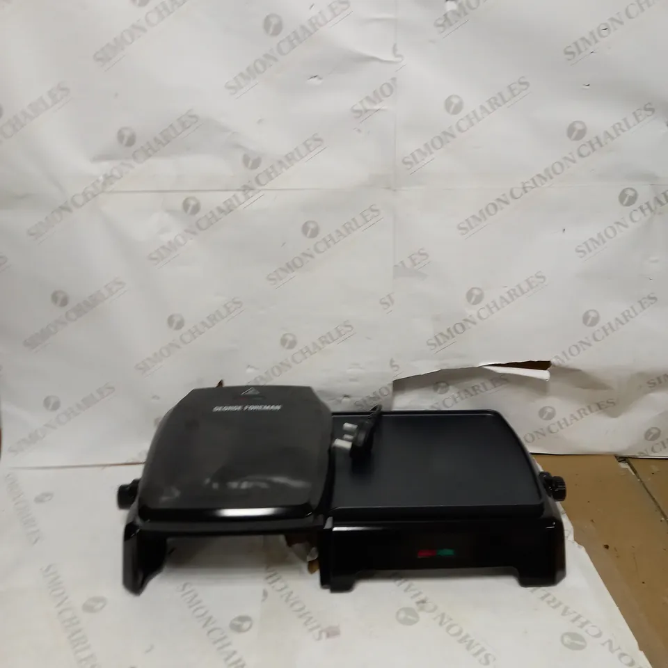 GEORGE FOREMAN FAT REDUCING GRILL & GRIDDLE - LARGE
