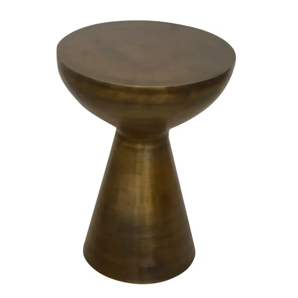 BOXED BEATRIX PEDESTAL END TABLE