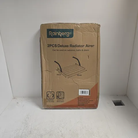 BOXED RAINBERG 2PCS DELUXE RADIATOR AIRER