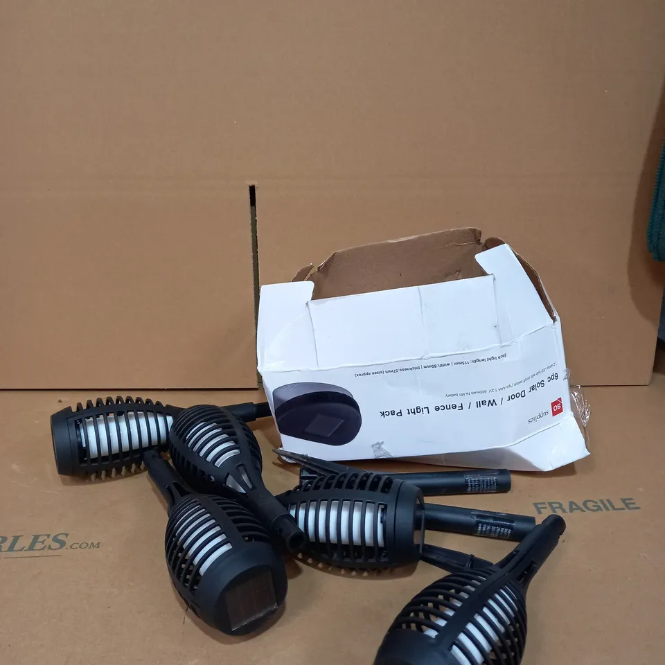 PARTY FLAMING TORCH BLACK, 5-PACK RRP £19.99