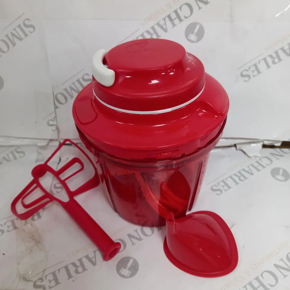 BOXED TUPPERWARE PTS EXTRA CHEF CHOPPER 
