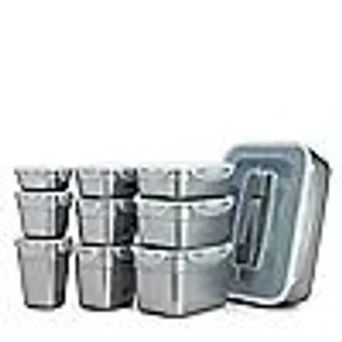 LOCKNLOCK 10 PIECE ASSORTED SHAPE STORAGE SET