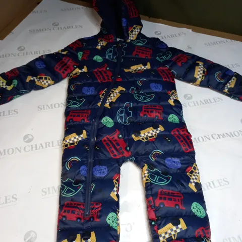 FRED AND FLO PADDED SNOWSUIT SIZE 9-12 MONTHS
